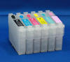 Empty Set of 6 T079 (79) High Capacity Cartridges W/ QUICK RESET CHIP