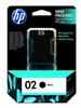GENUINE Hewlett Packard C8721WN (HP 02) Black Ink Cartridge
