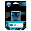 GENUINE Hewlett Packard C8771W (HP 02) Cyan Ink Cartridge