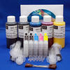 REFILL KIT FOR 5 COLOR (#T0681-#T0694) EPSON PRINTERS - KIT CONTAINS ACCESSORIES AND EMPTY CARTRIDGES