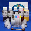 REFILL KIT FOR 4 COLOR (#T0971 and #T0692-#T0694) EPSON PRINTERS - KIT CONTAINS ACCESSORIES, EMPTY CARTRIDGES AND 2oz. COLOR POSITIONS, 4oz MK.