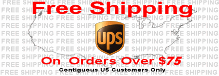 Free Shipping On Orders Over $50 For Contiguous US Cuatomers Only